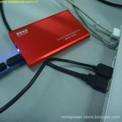 battery powered phone charger with one year quality warranty